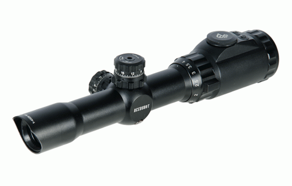 UTG Accushot Scout 1-4x28 Zielfernrohr mit langem Augenabstand SCP3-14LIEMDQ
