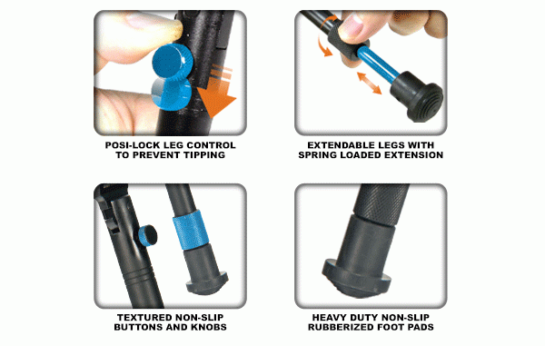 UTG Universal QD Zweibein TL-BP28SQ