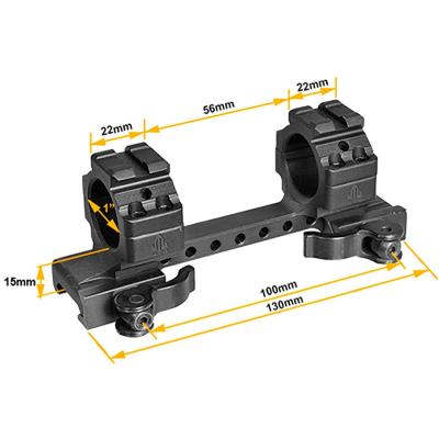 UTG 25mm/1" MAXIMUM STRENGTH Integral QD Blockmontage M1B56100R2