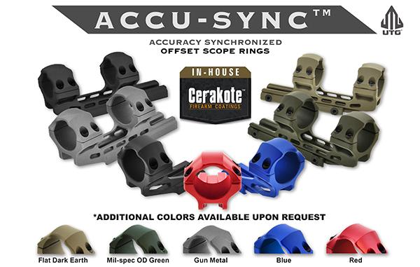 UTG 25mm/1" ACCU-SYNC Blockmontage mit 50mm Offsetversatz AIR11850