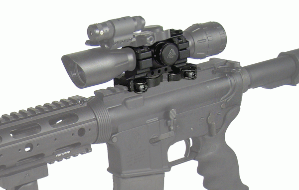 UTG 25mm/1" MAXIMUM STRENGTH Integral QD Blockmontage M1B35070R2