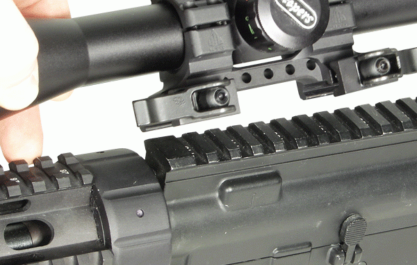 UTG 25mm/1" MAXIMUM STRENGTH Integral QD Blockmontage M1B35070R2