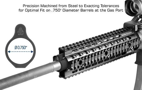 UTG AR-15 Micro-Gasabnahme für 0,75"/19,1mm Laudruchmesser MNT-ARMGB01