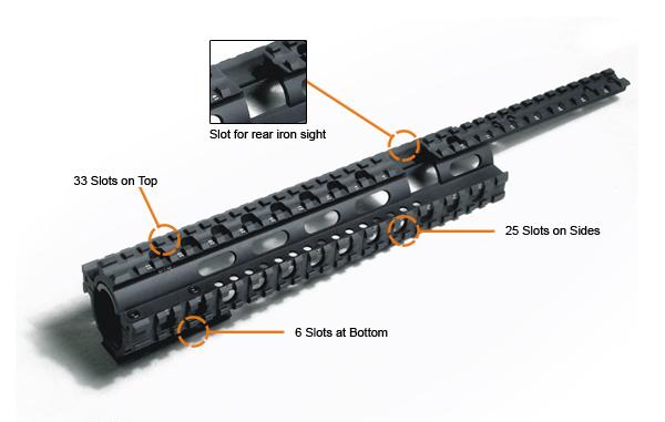 UTG Ruger 10/22 Commando Tactical Picatinny-Montage MNT-HG228