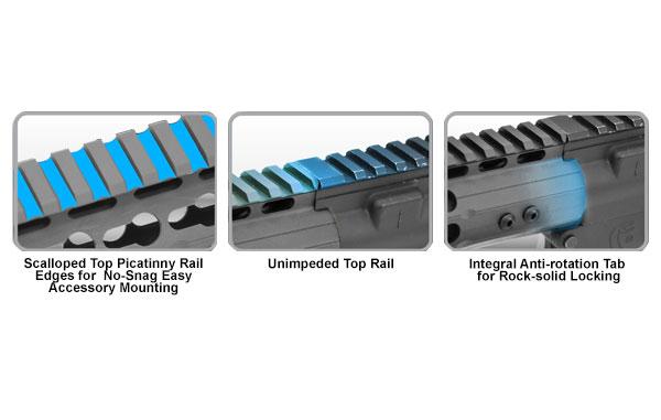 UTG PRO KeyMod Super Slim Vorderschaft für AR15 MTU005SSK