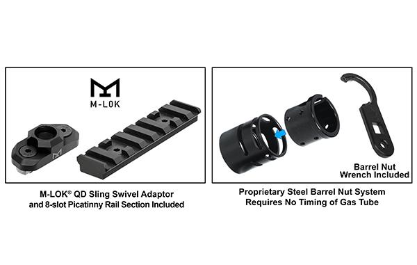 UTG PRO M-LOK Super Slim Vorderschaft für AR15 MTU025SSM