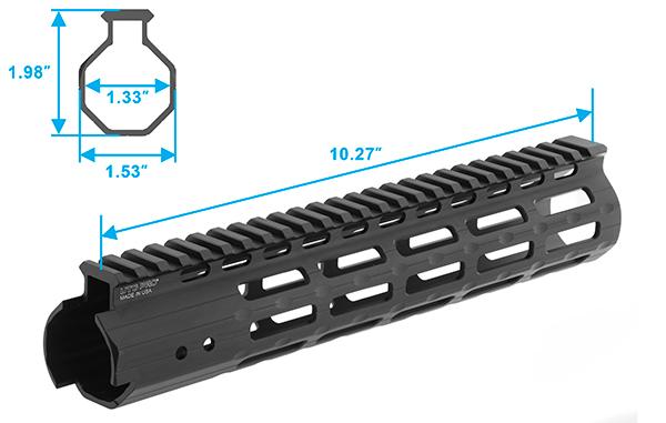 UTG PRO M-LOK Super Slim Vorderschaft für AR15 MTU025SSM