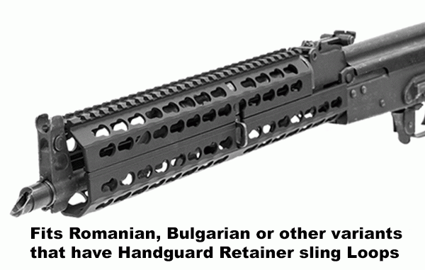 UTG PRO KeyMod Super Slim Vorderschaft für AK MTU027SSKA