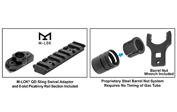 UTG PRO M-LOK Super Slim Vorderschaft für Ruger Precision Rifle MTU041SSM