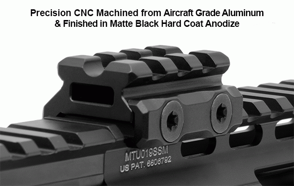 UTG Super Slim Picatinny Montageschienenerhöhung 40mm lang MT-RSX5S
