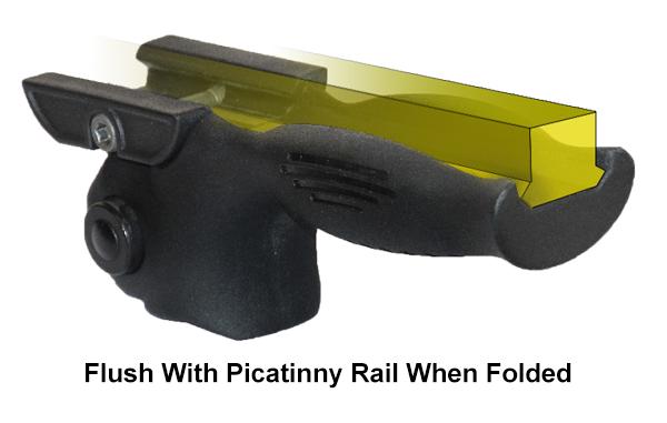 UTG Apache All-In-One Vordergriff, anklappbar RB-FGRP180B