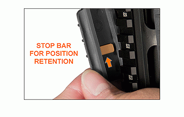 UTG 12 Montageschienenabdeckungen für Picatinny-Schienen RB-HP12B-B