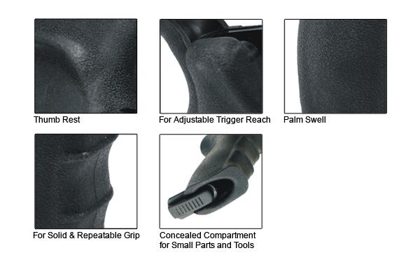 UTG ergonomischer, Gummiüberzogener Pistolengriff für AR-15 RB-TPG269B