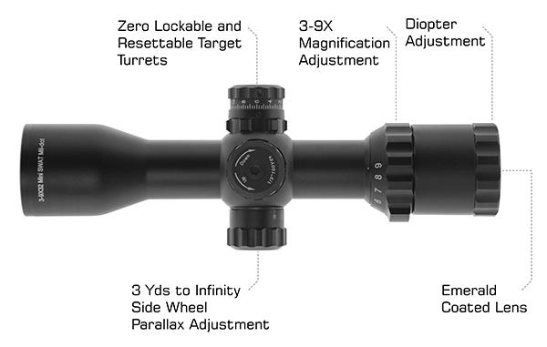UTG Bugbuster 3-9x32 Zielfernrohr SCP-M392AOD