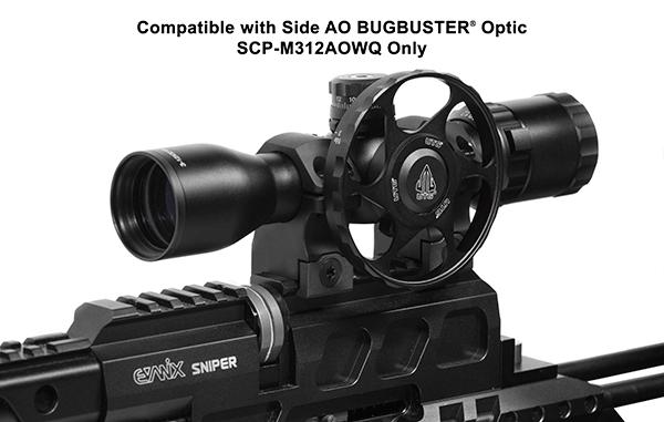 UTG Parallaxenausgleich Einstellrad für Bugbuster-Serie SCP-SW080BB