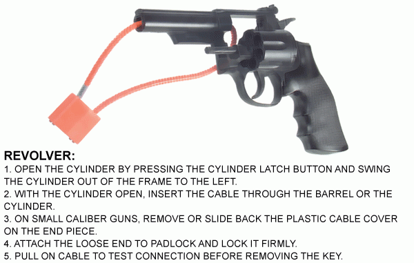 UTG Kabelschloss für Schusswaffen TL-GLK01