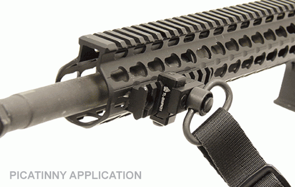 UTG Picatinny- und Keymod-Adapter für QD-Tragegurtöse TL-SWPK01