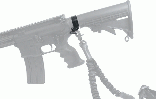 UTG QD Tragegurtösenaufnahme für AR-15 Schubschaft mit QD Tragegurtöse TL-SWR02