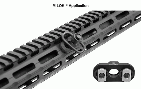 UTG PRO M-LOK-Adapter für QD-Tragegurtöse