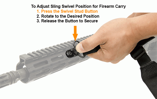 UTG PRO M-LOK-Adapter für QD-Tragegurtöse