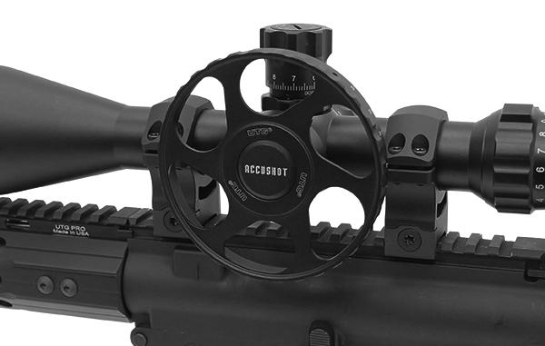 UTG Parallaxenausgleich Einstellrad für Accushot-Serie (mit integrierter Libelle)