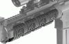UTG 12 Montageschienenabdeckungen für Picatinny-Schienen RB-HP12B-B