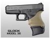 Hogue HandALL Beavertail Griffüberzug für Glock 26 (Gen. 1 bis 4) und Glock 27 sowie ähnliche