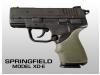 Hogue HandALL Beavertail Griffüberzug für Smith & Wesson M&P Shield 45, Kahr Arms P9, P40, CW9, CW40 sowie ähnliche
